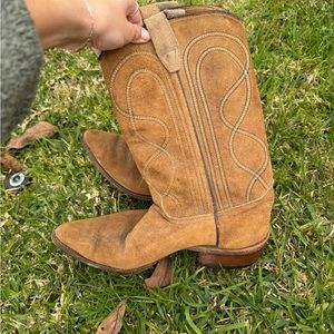 Cowboy boots! Slightly worn